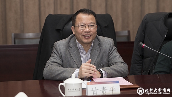 甘贵平介绍了柳钢当前的生产经营状况,表示2017年公司将在环保方面